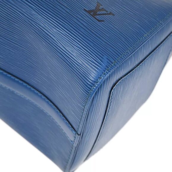 Louis Vuitton Blue Epi Speedy 30 Handbag - Picture 9 of 10